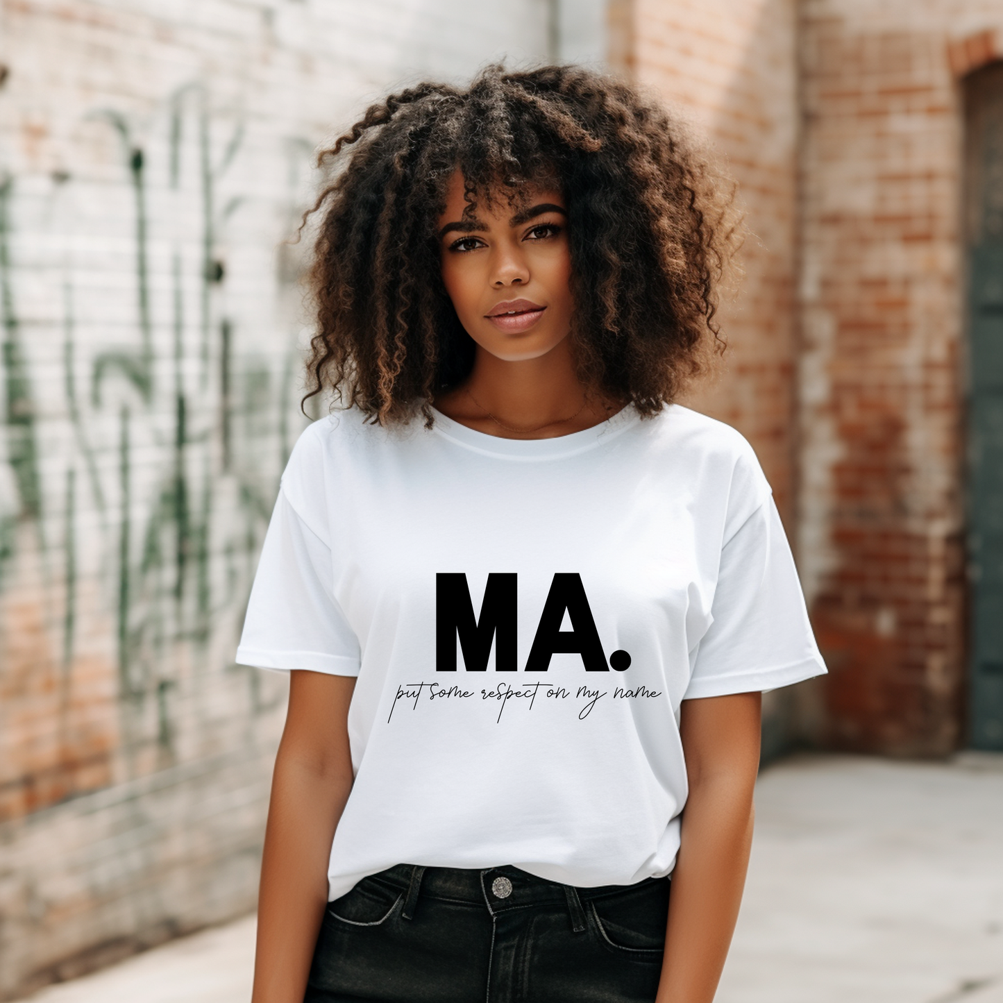 MA. Put Some Respect On My Name Tee