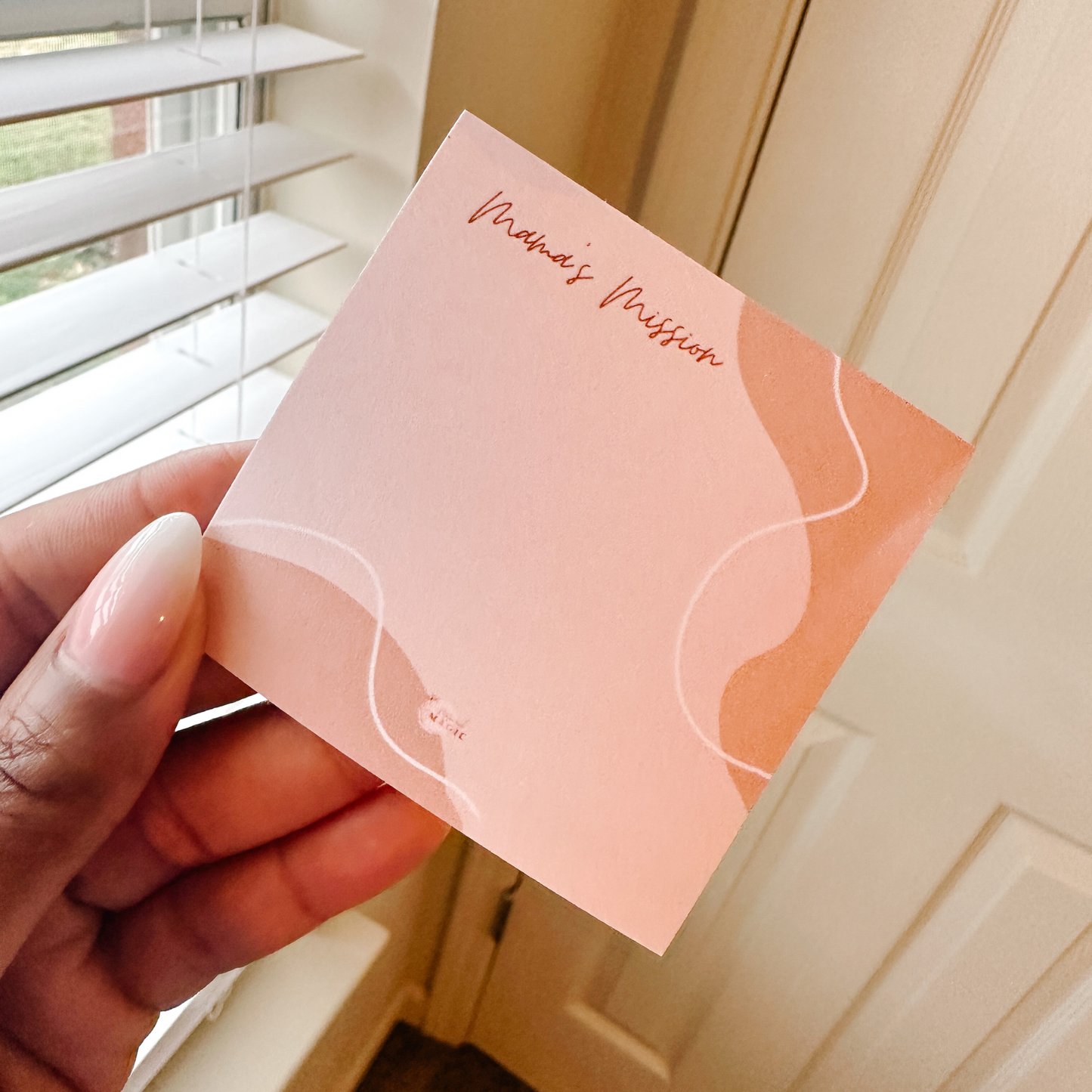 Mama's Mission Sticky Note