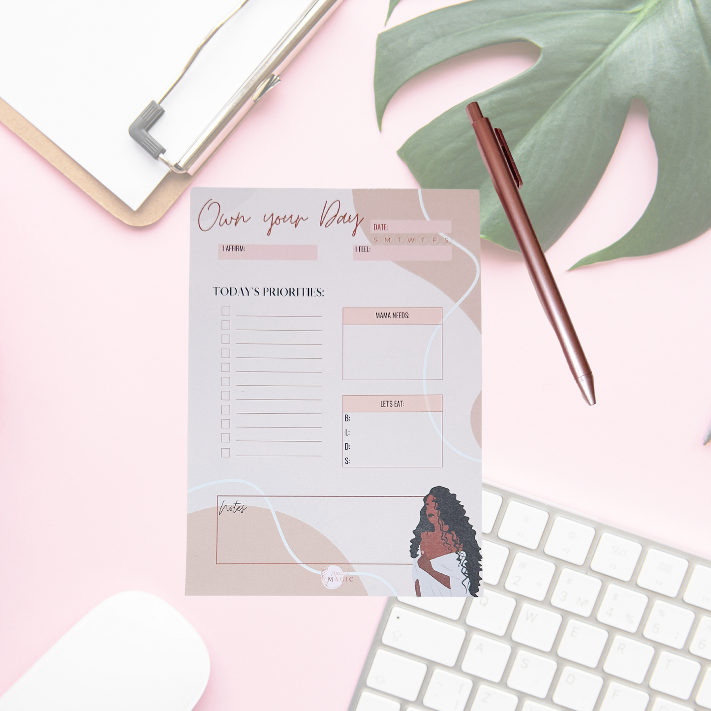 Own Your Day Notepad